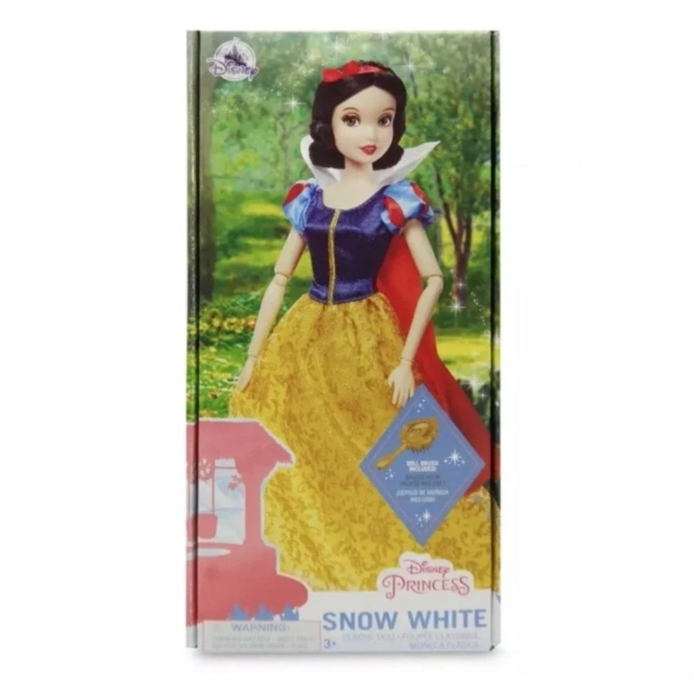 Disney Store Princess Snow White Classic Doll With Hairbrush‎ 11 1/2